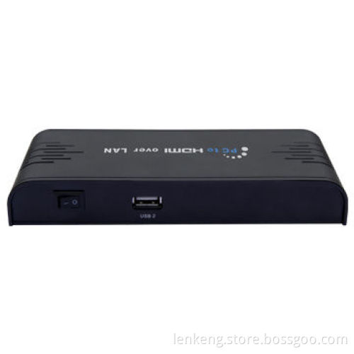 LKV376 PC to HDMI Over LAN Converter and Extender, Supports Microsoft's Windows 8/7, Vista and XP